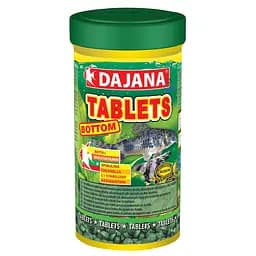 Корм для акваріумних риб зі спіруліною в таблетках Dajana Bottom Tablets 100 мл/50 г
