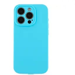 Чохол Silicone Case із захистом камери Full Apple iPhone 15 Pro Blue
