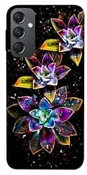 Чохол Demsky Flowers on black для Samsung Galaxy A24 4G