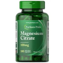 Магній Цитрат Puritans Pride Magnesium Citrate 100 mg 100 капсул