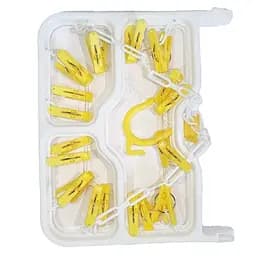 Сушарка Offtop, 24 прищіпки, жовтий (862029)