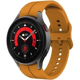 Ремінець силіконовий BeWatch NEO для Samsung Galaxy Watch 4/5/6 20 мм Гірчичний (101neo04)