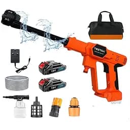 Бездротова мийка високого тиску TEETOK портативна з 2 батареями