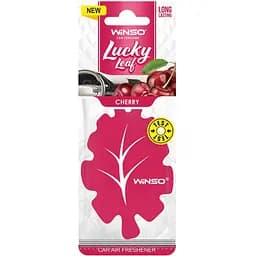 Освежитель воздуха Winso Lucky Leaf целлюлозный ароматизатор вишня