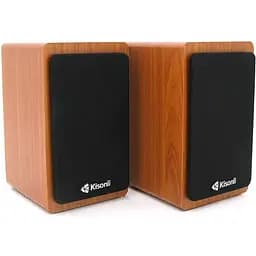 Колонки 2.0 Kisonli X23 для ПК и ноутбука, USB + 3.5mm, 2x5W, 30Hz-15KHz, 110 х 127 х 183mm, Black