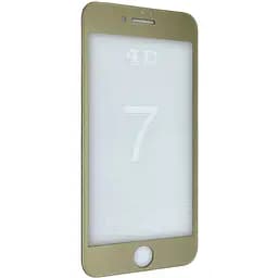 Защитное стекло DK 4D Full Glue для Apple iPhone 7/8/SE gold