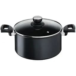 Кастрюля Tefal Unlimited с крышкой 24 см 5.3 л черная (G2554672)