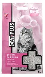 Бентонитовый наполнитель Cat Plus для кошачьего туалета Аромат детской присыпки 5 л 4.25 кг
