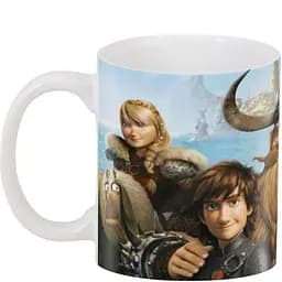Кухоль GeekLand Як приручити дракона How to train your dragon  Прихований світ HD.02.18 330 мл білий - мініатюра 3