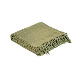 Плед Lotus Home - Rius olive оливковый 130x170