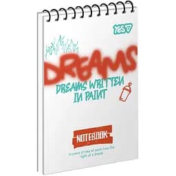 Зошит для записів Yes А7 Creative Fire 80 аркушів (152545)