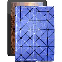 Чохол StatusCASE з екошкіри для планшету Bravis NB961 9.6 Синій ромб