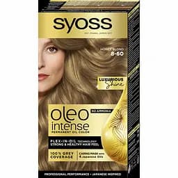 Стійка фарба для волосся Syoss 8-60, Медовий Блонд, 115 мл
