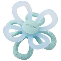 Прорізувач для зубів BabyOno Квіточка силіконовий блакитний (1596/02)