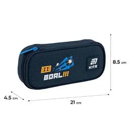 Пенал Kite Goal Time синій (K25-662-8) - мініатюра 3