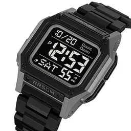 Наручний годинник чоловічий 2264BKGYBK Black-Grey-Black Skmei acs0030088 - мініатюра 3