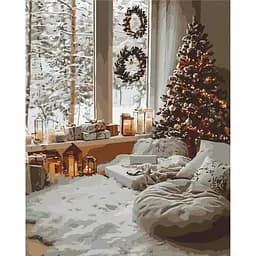 Картина за номерами на підрамнику Brushme Магія зимового дня