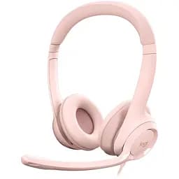 Компьютерная гарнитура Logitech H390 Rose (981-001281) [113834]