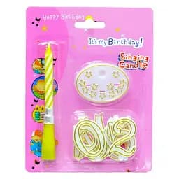 Свічка для торта музична з цифрами