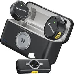 Беспроводной микрофон Lavalier для iPhone/Android с Lightning/USB-C Plug-Play, шумоподавление