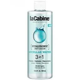 Мицеллярная вода с гиалуроновой кислотой La Cabine 3в1 глубокая очистка, увлажнение и омоложение 400 мл 