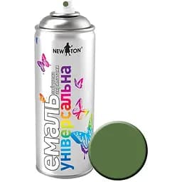 Эмаль New Ton универсальная 6040 светло-оливковый мат аэрозоль 400 мл