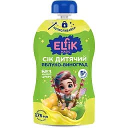 Уцінка. Сік дитячий Elfik Magic Яблуко-виноград 175 мл 6 шт. 