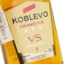 Коньяк України Koblevo Reserve 3 зірки 40% 0.1 л - мініатюра 5