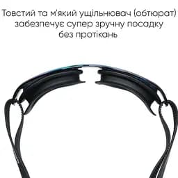 Окуляри для плавання Renvo Parma Уні Anti-fog Чорний Різнокольоровий OSFM (2SG500-0109) - мініатюра 7