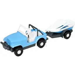 Авто-джип Tigres с лодкой на планшетке в ассортименте