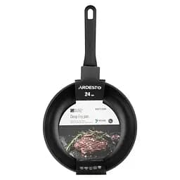 ARDESTO Сковорода глибока Ardesto Black Mars, 24см, алюміній, чорний - мініатюра 6