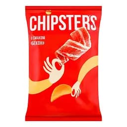 Чипси картопляні Chipster's Бекон 60 г
