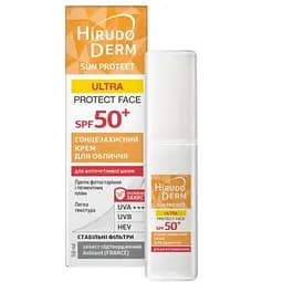 Сонцезахисний крем для обличчя Біокон Hirudo Derm Sun Protect Ultra Protect Face SPF 50 + 50 мл