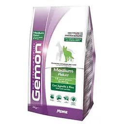 Сухий корм Gemon Dog Medium Adult ягня з рисом для дорослих собак середніх порід 15 кг