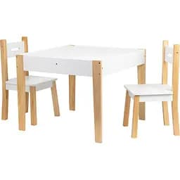 Стіл зі стільцями Ecotoys Art з двосторонньою стільницею