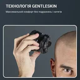 Бритва електрична для голови Rowenta Gentle Bald чорно-синій (TN3110E0) - мініатюра 6