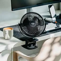 Вентилятор AdlerAD 7342 black настільний/ акумуляторний/ 5Вт/ D=15.5см/ USB-C/ чорний - мініатюра 9
