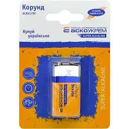 Элемент питания Brille щелочной Корунд 6LR61.BL1 Аско.6LR61.BL1