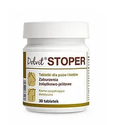 Вітамінно-мінеральна добавка Dolfos DolVit Stoper для собак та котів 30 табл.