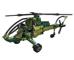 Конструктор вертоліт Mould King  Exploration Helicopter  авіція військовий розвідувач авіація 284 деталей