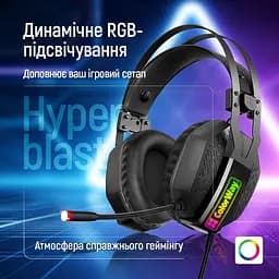 Гарнітура СolorWay Hyperblast RGB Black (CW-HPG05BK) - мініатюра 5