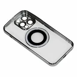 Магнітний чохол XON PhoneCase Magnetic для iPhone 14 Pro Max (PCMC1114004G 8031) Сірий/Прозорий - мініатюра 2