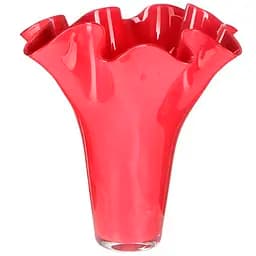 Ваза Lefard Tissue Pink стеклянная 30х21 см (804-154)