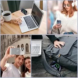 Портативний зарядний пристрій Mag-safe Wireless 10000 mAh швидка зарядка Magnetic Slim USB C 22.5W - мініатюра 6