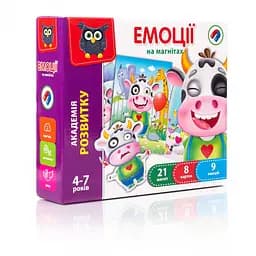 Магнітна гра для досточки VT5422 укр. мовою "Емоції"VT5422-05(укр)