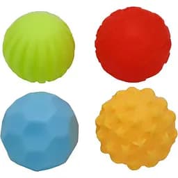 Набор игрушек для ванной Bambi мячики 4 шт. A004 