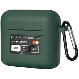 Чехол-накладка DK для JBL Tour Pro 3 | Silicone Candy Friendly с карабином (green)