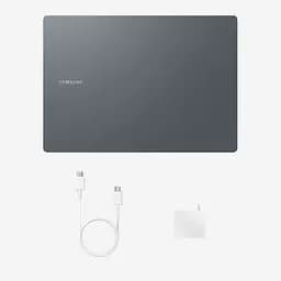 Ноутбук Samsung Galaxy Book4 Ultra, 16 inch 3K AMOLED, процесором Intel Core Ultra 7 155H, Пам'ять 32GB RAM LPDDR5X, spatiu de накопичувач 1TB SSD, відеокарта nVidia RTX 4050 6GB, Windows 11 Pro, Moonstone сірий - мініатюра 9