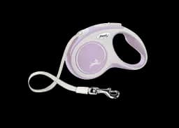 Повідець-рулетка Flexi New Comfort S, для собак до 15 кг, стрічка 5 м, фіолетовий (CF10T5.251.RO.20)