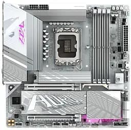 Материнська плата Gigabyte Z890M AORUS ELITE WiFi7 ICE (Z890M AORUS ELITE WIFI7 ICE) (Socket 1851, Intel Z890, Micro-ATX)